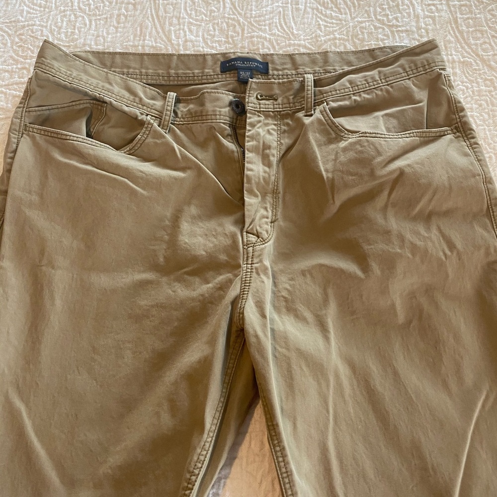 Mens Khaki Pants Banana Republic Size 35/32